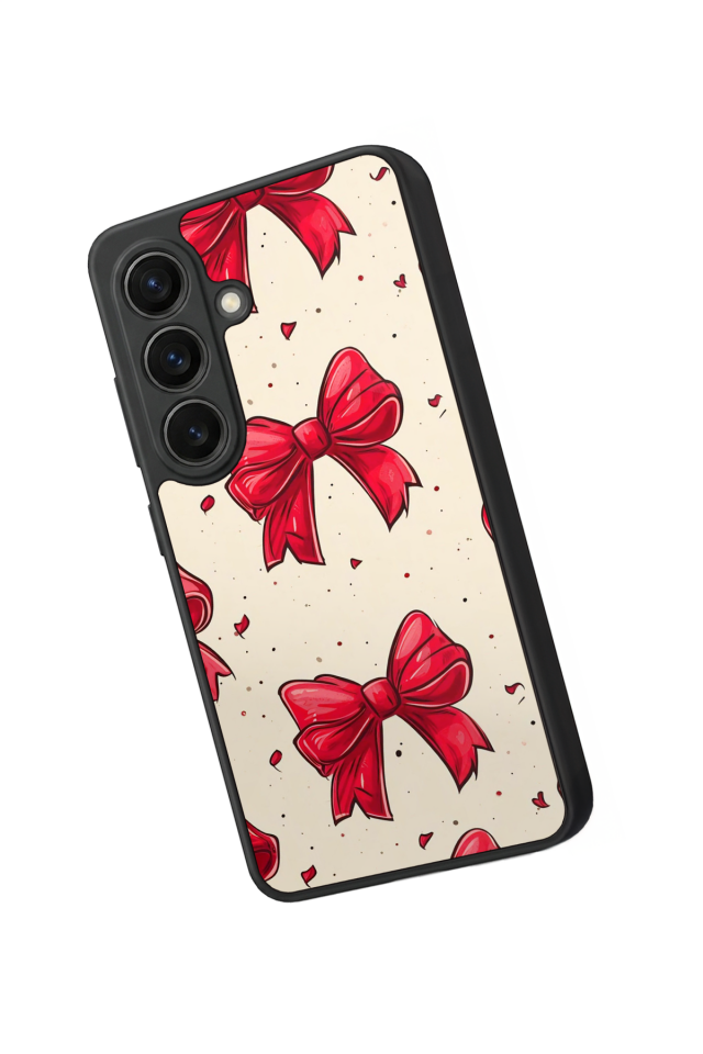 Samsung Galaxy S26 Uyumlu Kurdele Tasarımlı Glossy Premium Kılıf