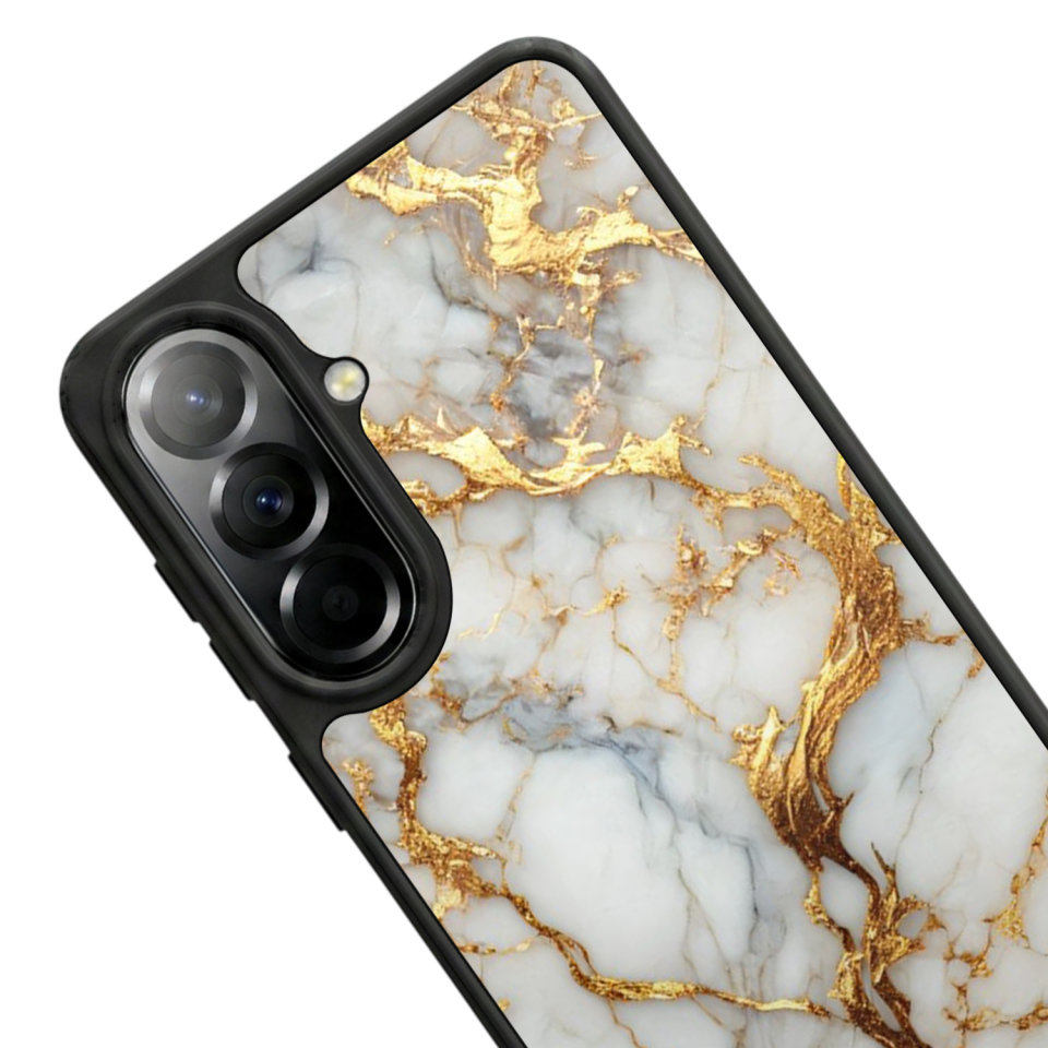 Samsung Galaxy A57 Uyumlu Mermer Marble Tasarımlı Glossy Premium Kılıf