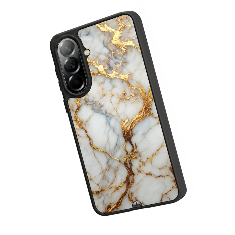 Samsung Galaxy A57 Uyumlu Mermer Marble Tasarımlı Glossy Premium Kılıf
