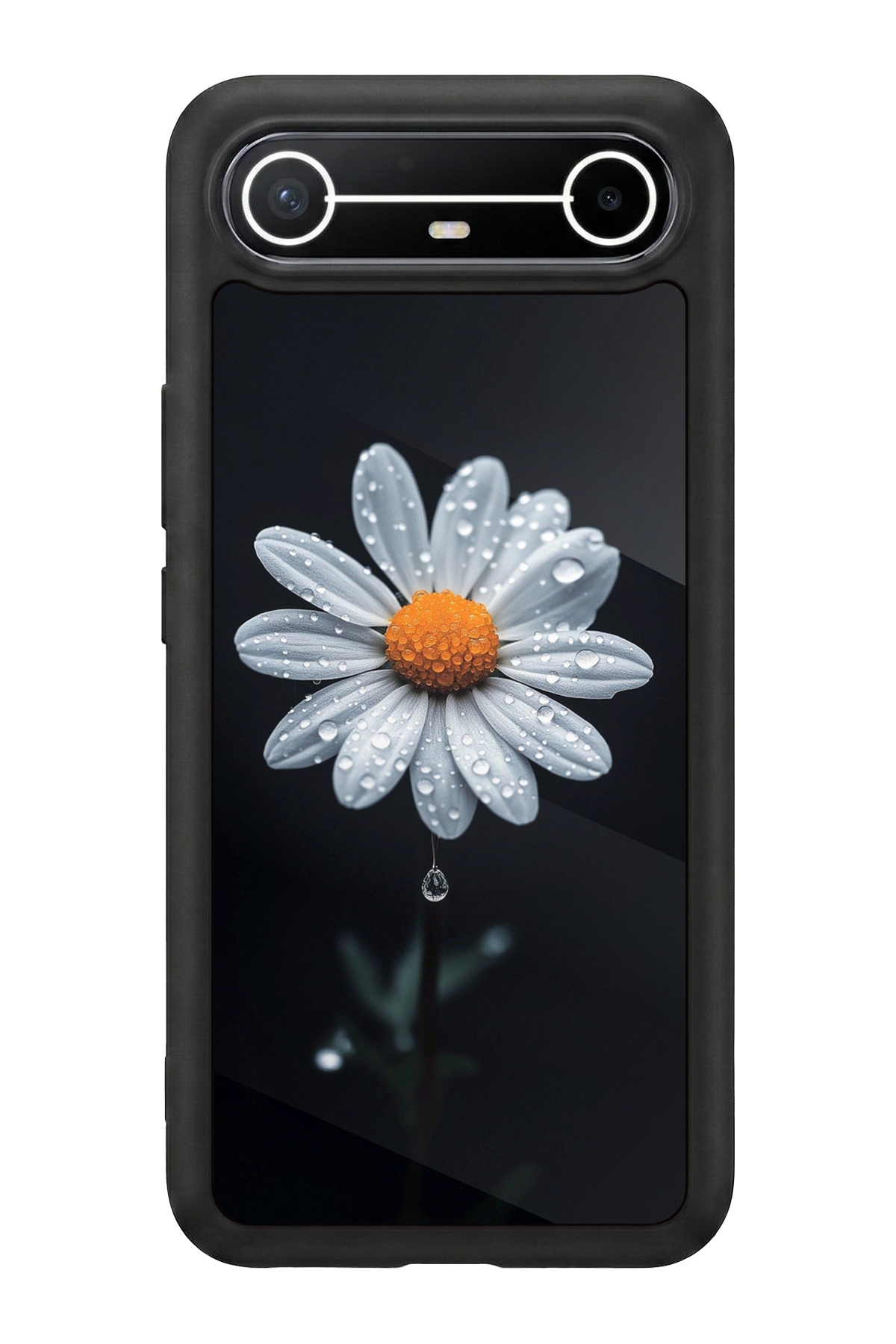 Tecno Spark Slim 5G Uyumlu Papatya Tasarımlı Glossy Premium Kılıf
