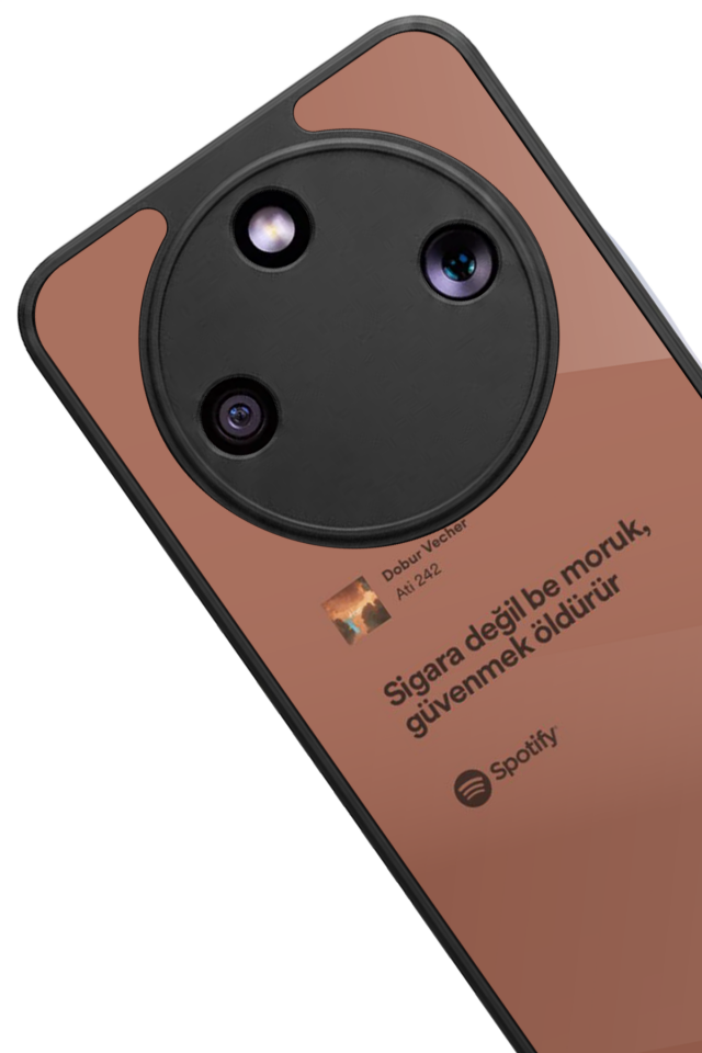 Honor Magic 8 Lite Uyumlu Sarki Sozleri Tasarımlı Glossy Premium Kılıf