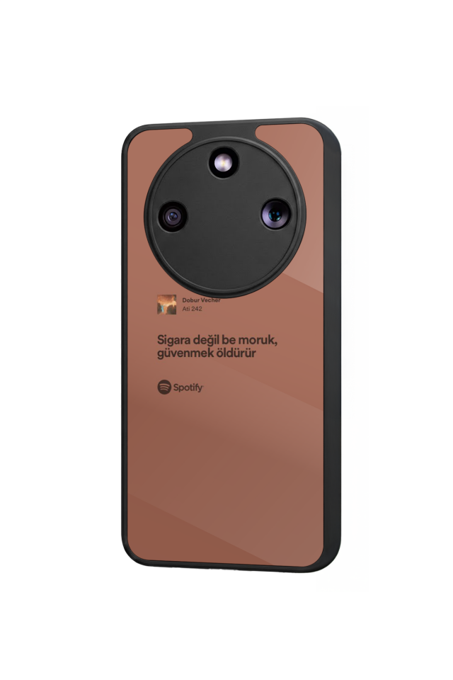 Honor Magic 8 Lite Uyumlu Sarki Sozleri Tasarımlı Glossy Premium Kılıf