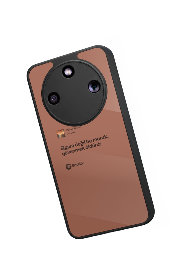 Honor Magic 8 Lite Uyumlu Sarki Sozleri Tasarımlı Glossy Premium Kılıf