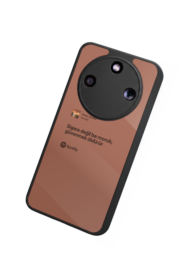 Honor Magic 8 Lite Uyumlu Sarki Sozleri Tasarımlı Glossy Premium Kılıf