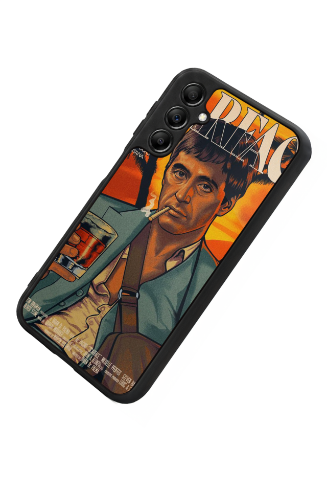 Samsung Galaxy A14 Uyumlu Scarface Tasarımlı Glossy Premium Kılıf