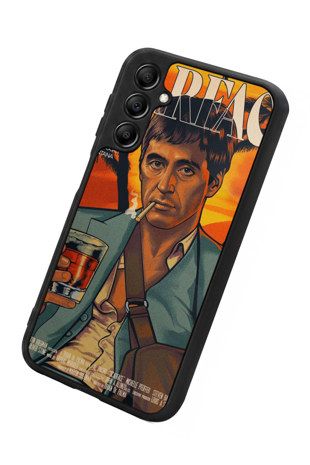Samsung Galaxy A14 Uyumlu Scarface Tasarımlı Glossy Premium Kılıf