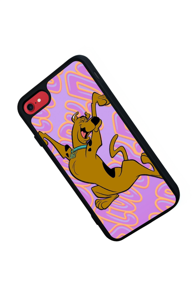iPhone 8 Uyumlu Scooby Doo Tasarımlı Glossy Premium Kılıf