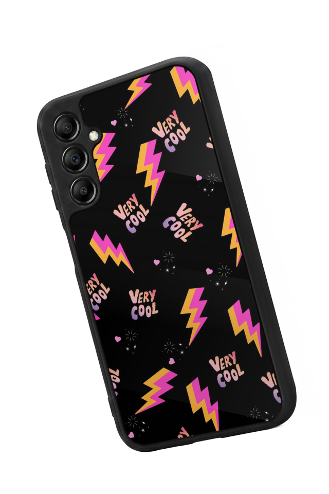 Samsung Galaxy A14 Uyumlu Simsek Tasarımlı Glossy Premium Kılıf