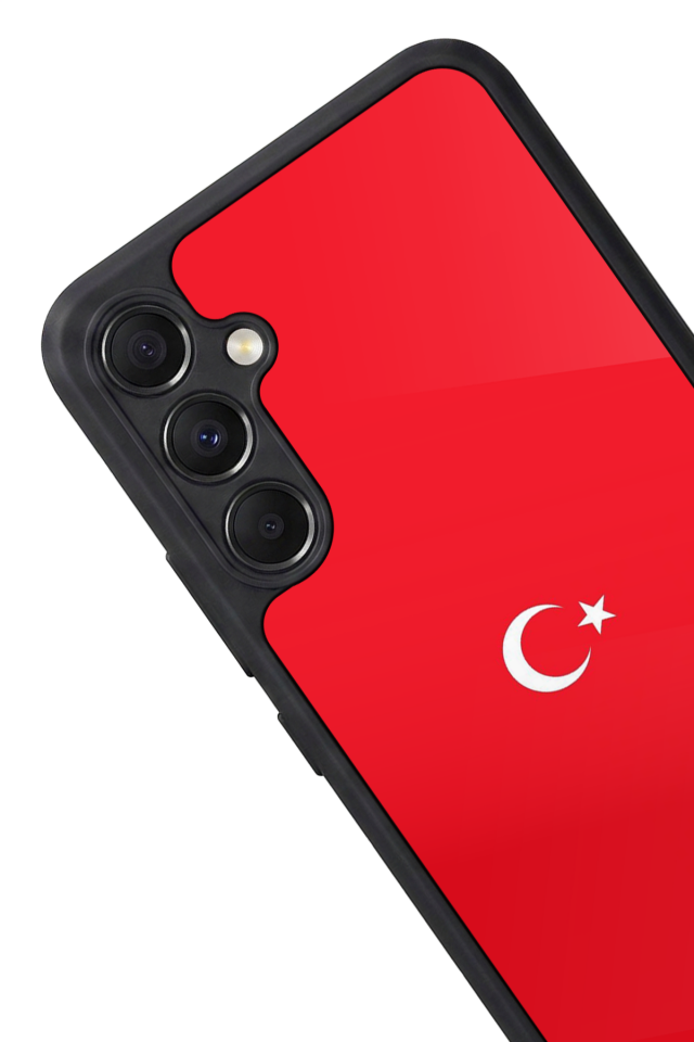 Samsung Galaxy M34 Uyumlu Türk Bayragi Tasarımlı Glossy Premium Kılıf