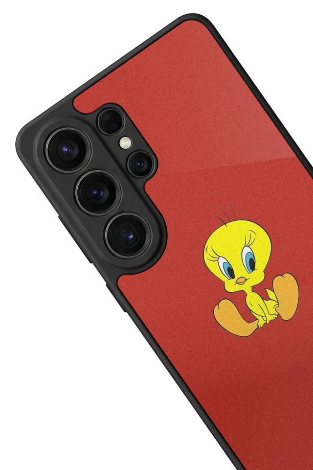 Samsung Galaxy S26 Ultra Uyumlu Tweety Tasarımlı Glossy Premium Kılıf