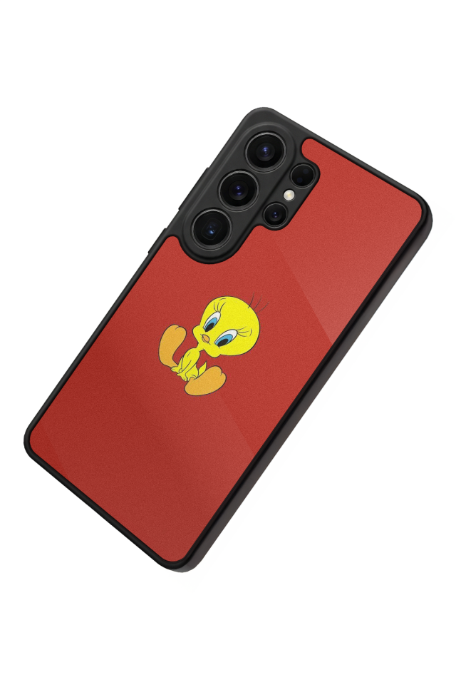 Samsung Galaxy S26 Ultra Uyumlu Tweety Tasarımlı Glossy Premium Kılıf