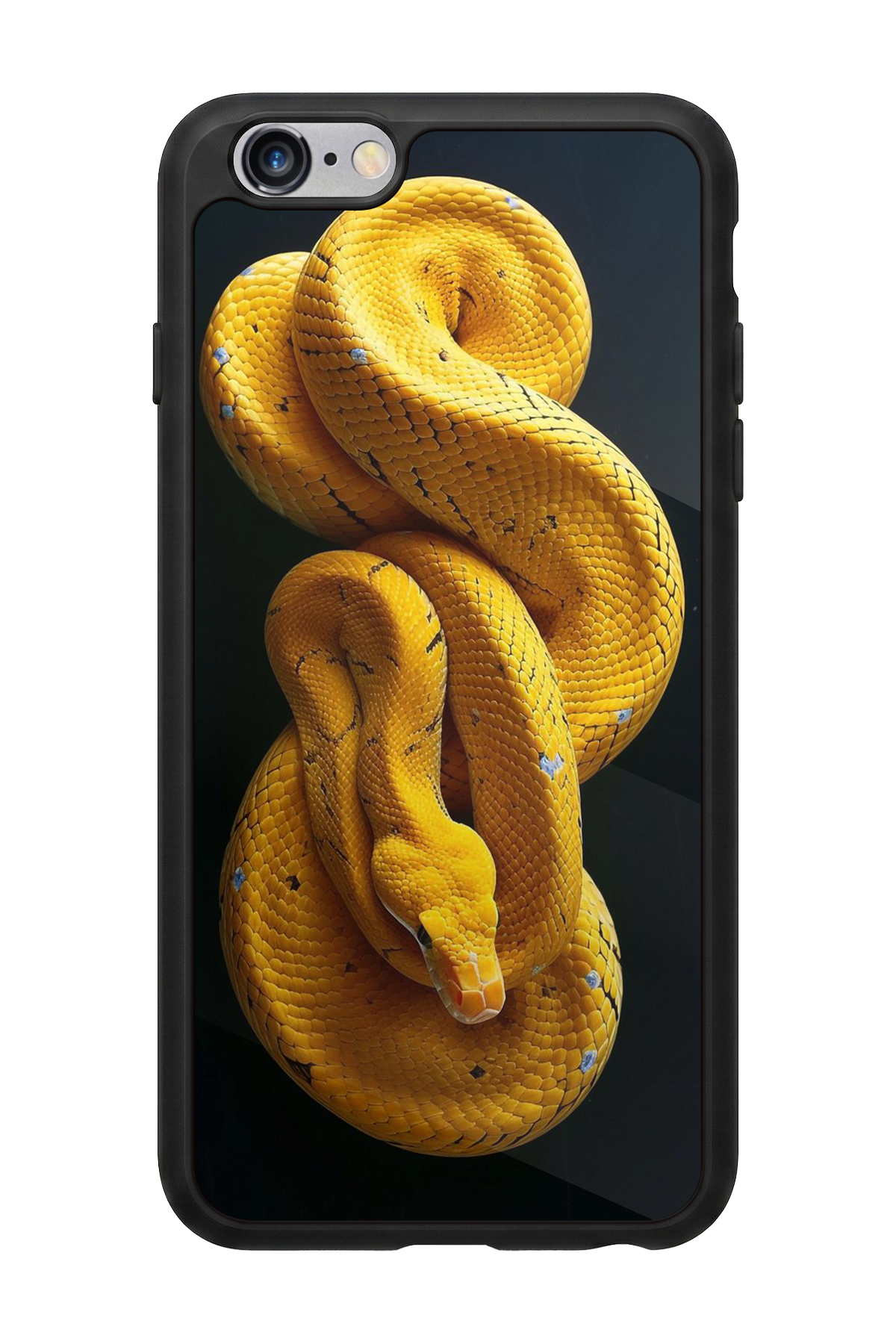 iPhone 6 Plus Uyumlu Yılan Tasarımlı Glossy Premium Kılıf