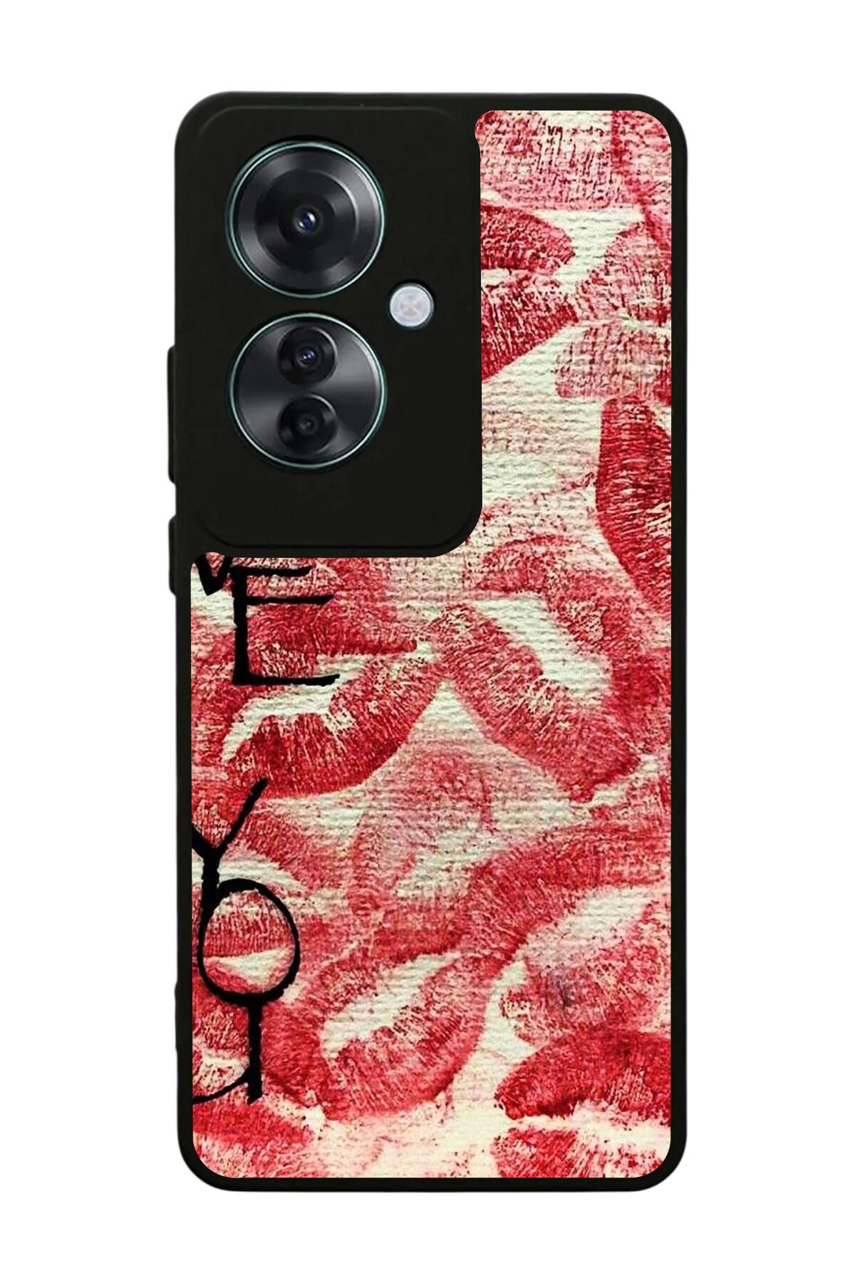 Oppo Reno 11F Uyumlu Dudak Tasarımlı Glossy Premium Kılıf
