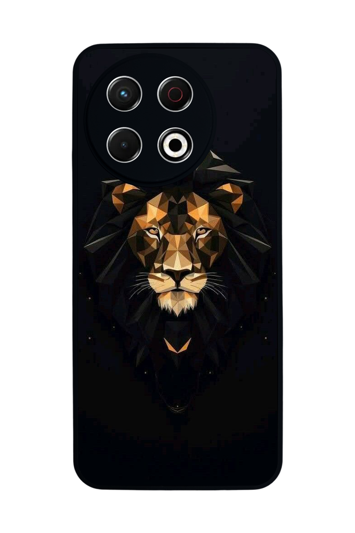 Tecno Spark 30 Pro Uyumlu Aslan Tasarımlı Glossy Premium Kılıf