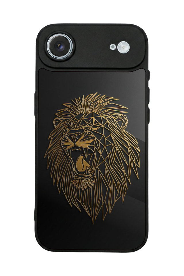 iPhone 17 Air Uyumlu Aslan Tasarımlı Glossy Premium Kılıf