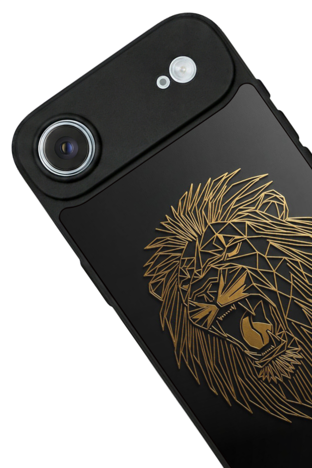 iPhone 17 Air Uyumlu Aslan Tasarımlı Glossy Premium Kılıf