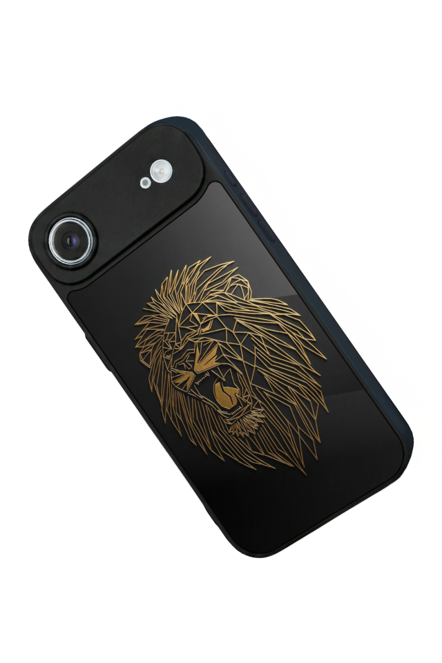 iPhone 17 Air Uyumlu Aslan Tasarımlı Glossy Premium Kılıf