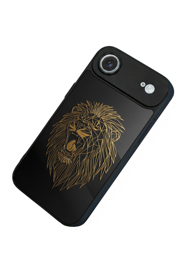 iPhone 17 Air Uyumlu Aslan Tasarımlı Glossy Premium Kılıf