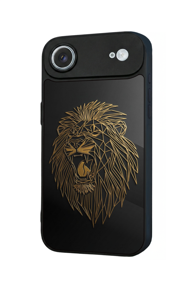 iPhone 17 Air Uyumlu Aslan Tasarımlı Glossy Premium Kılıf
