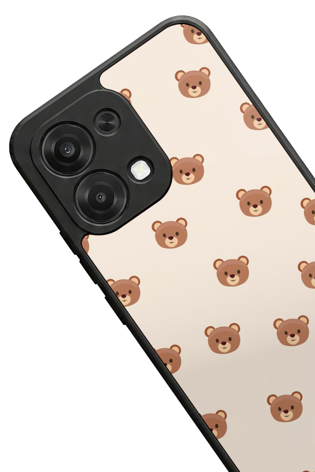 Oppo A6 Pro Uyumlu Ayı Tasarımlı Glossy Premium Kılıf