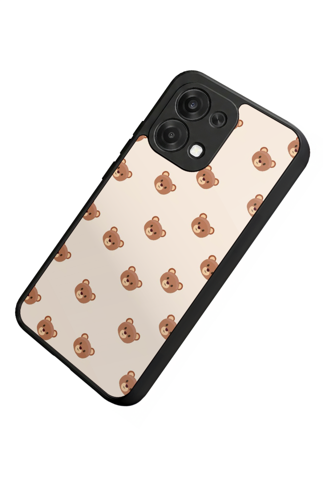 Oppo A6 Pro Uyumlu Ayı Tasarımlı Glossy Premium Kılıf