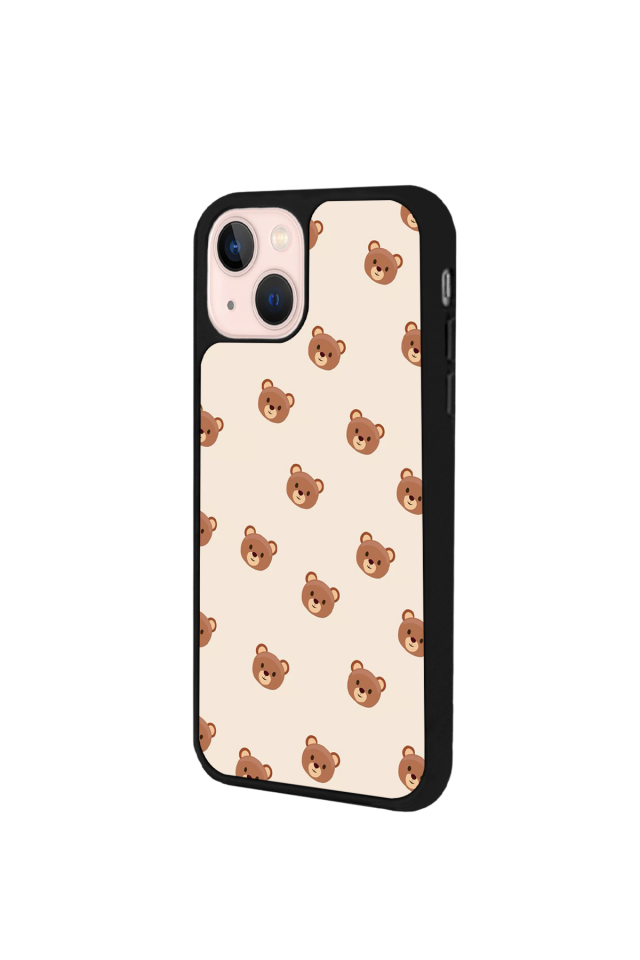 iPhone 13 Mini Uyumlu Ayı Tasarımlı Glossy Premium Kılıf