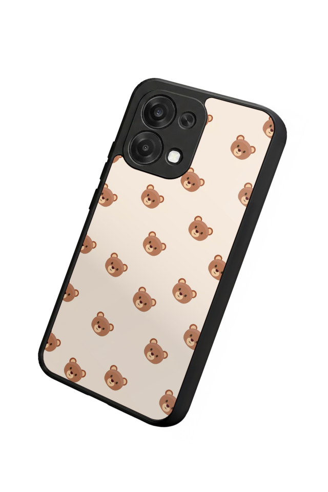 Oppo A6 Pro Uyumlu Ayı Tasarımlı Glossy Premium Kılıf