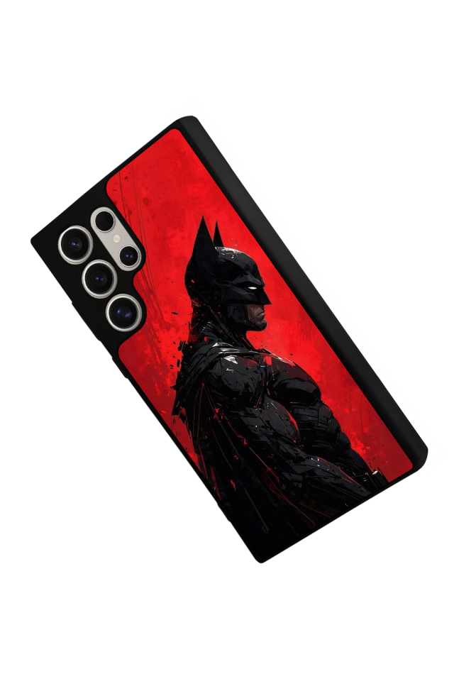 Samsung Galaxy S22 Ultra Uyumlu Batman Tasarımlı Glossy Premium Kılıf