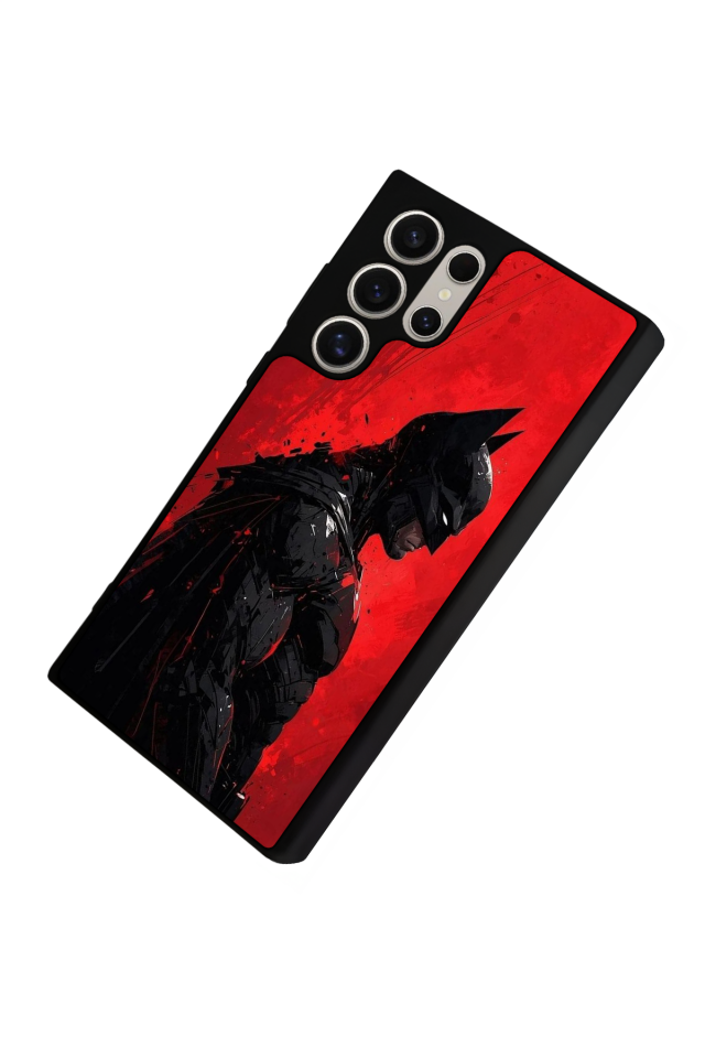 Samsung Galaxy S22 Ultra Uyumlu Batman Tasarımlı Glossy Premium Kılıf