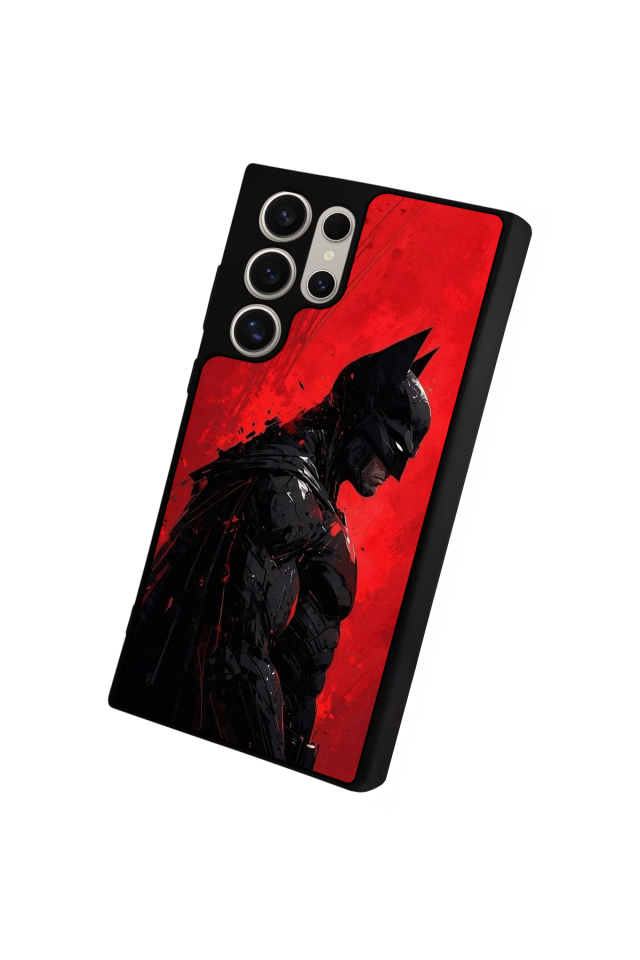 Samsung Galaxy S22 Ultra Uyumlu Batman Tasarımlı Glossy Premium Kılıf