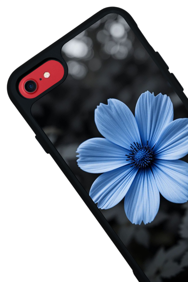 iPhone SE Uyumlu Cicek Tasarımlı Glossy Premium Kılıf