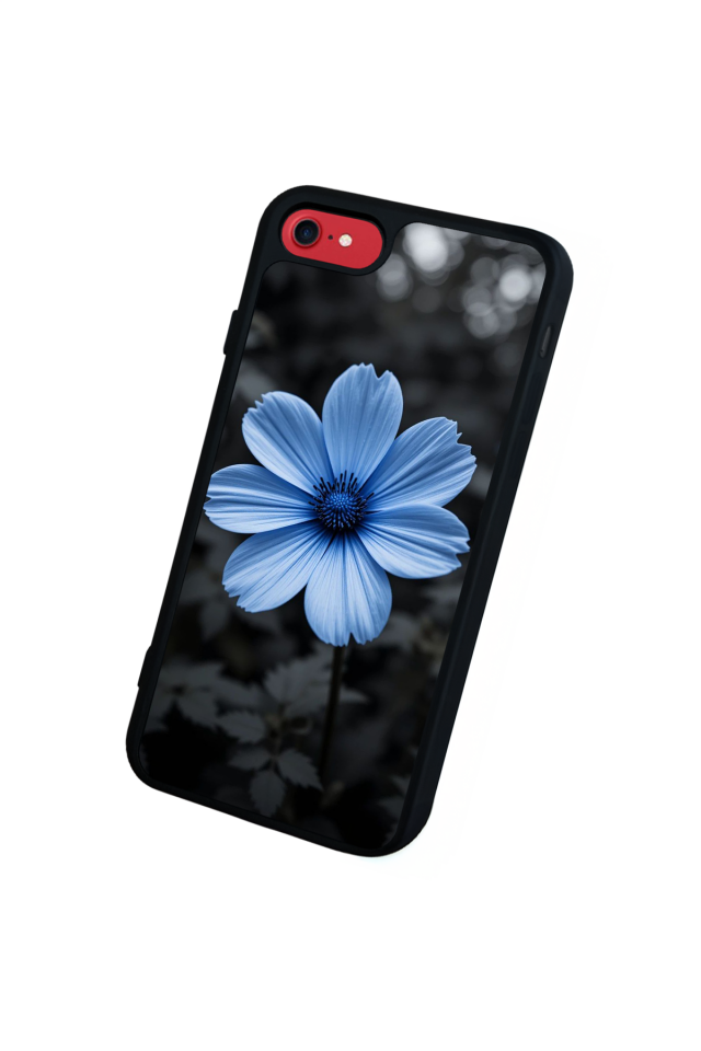 iPhone SE Uyumlu Cicek Tasarımlı Glossy Premium Kılıf