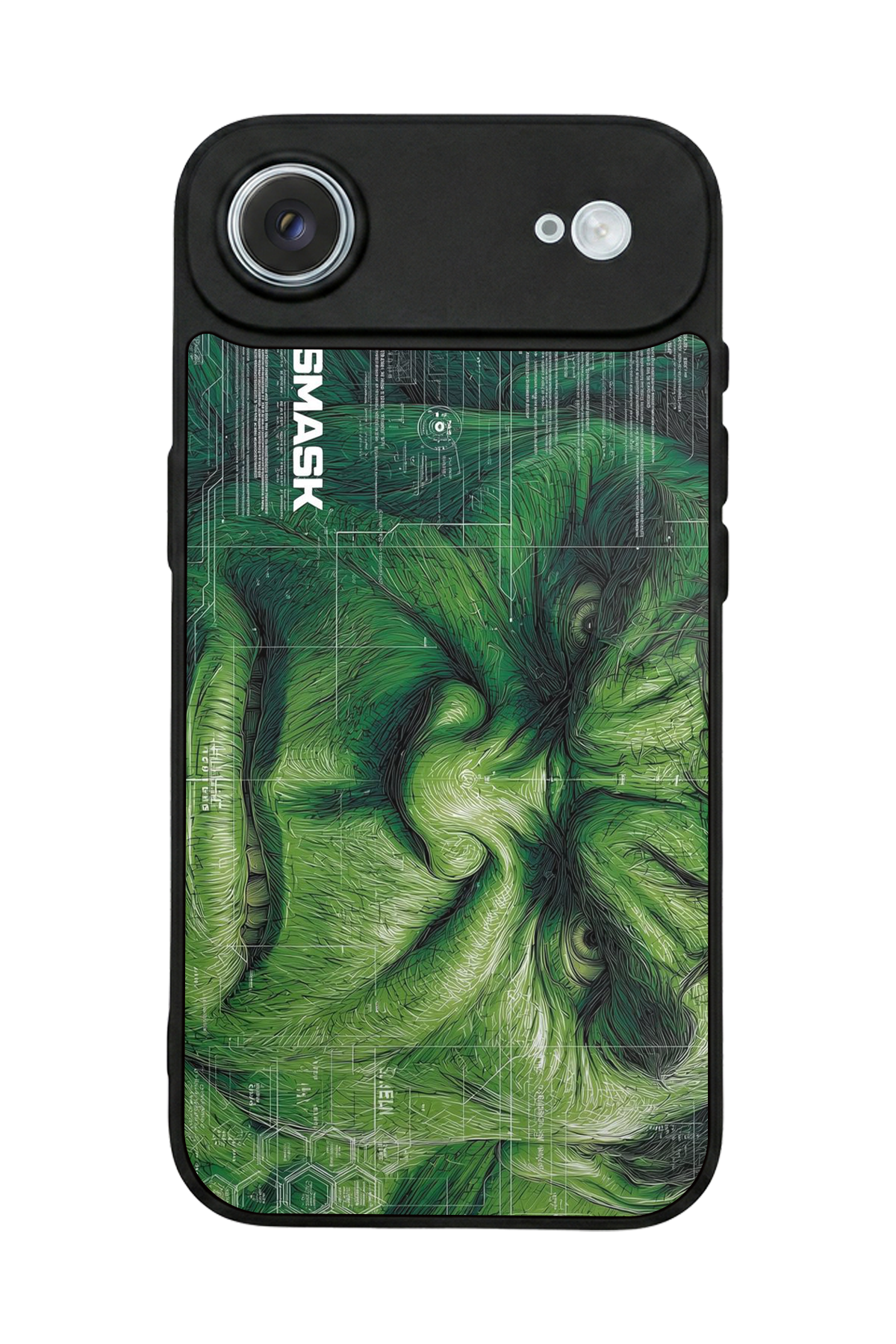 iPhone 17 Air Uyumlu Hulk Tasarımlı Glossy Premium Kılıf