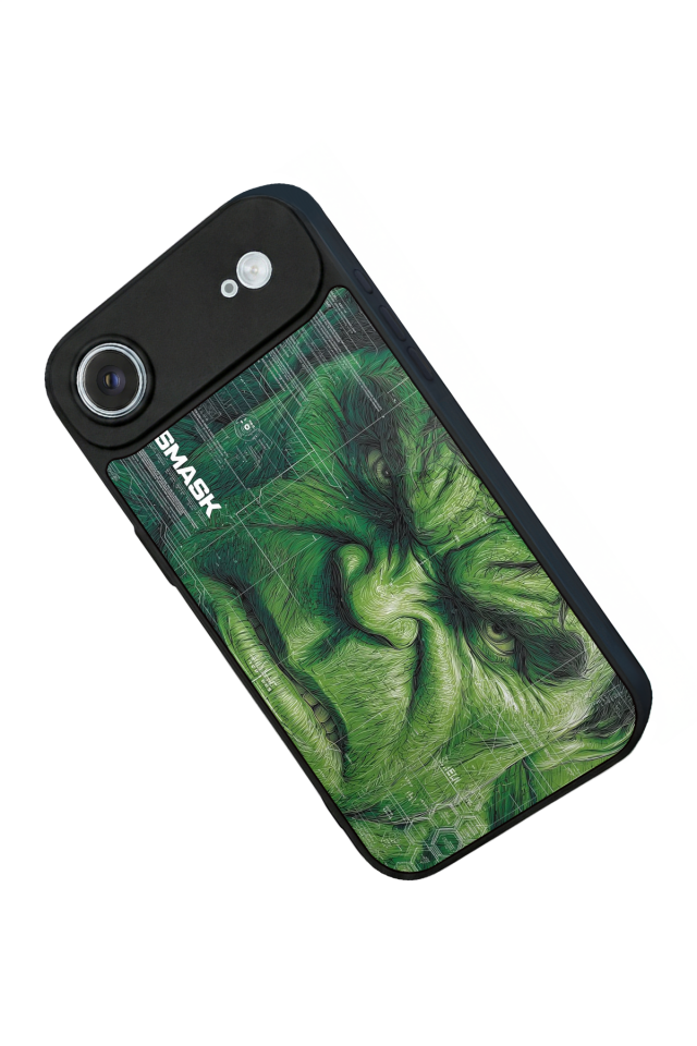 iPhone 17 Air Uyumlu Hulk Tasarımlı Glossy Premium Kılıf