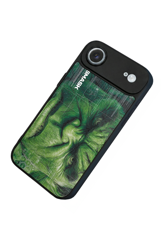 iPhone 17 Air Uyumlu Hulk Tasarımlı Glossy Premium Kılıf