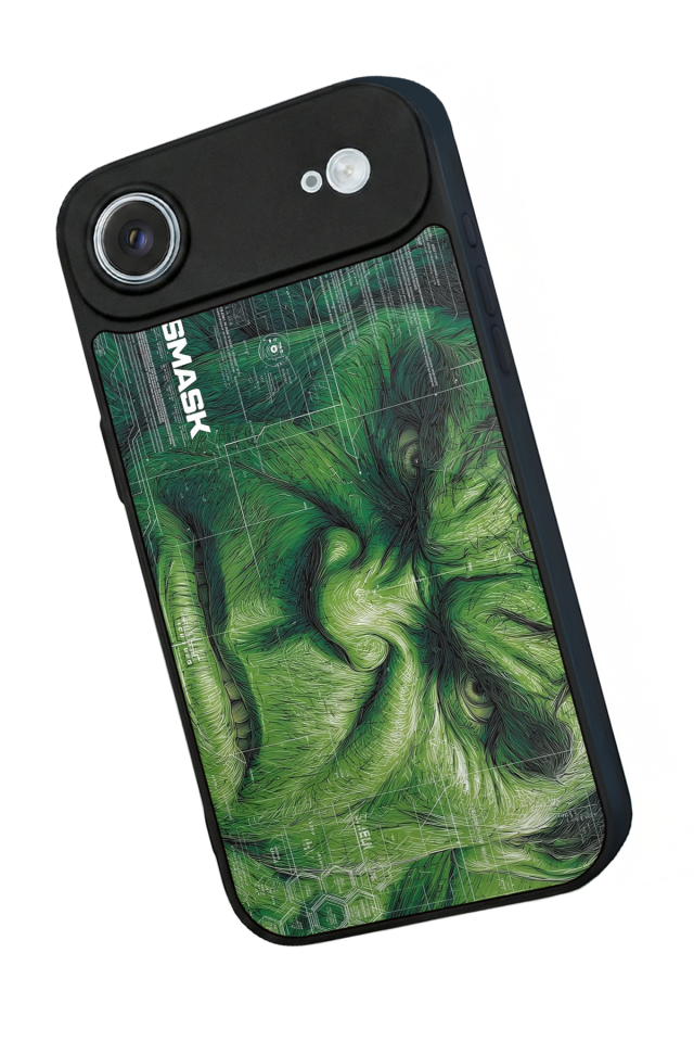 iPhone 17 Air Uyumlu Hulk Tasarımlı Glossy Premium Kılıf