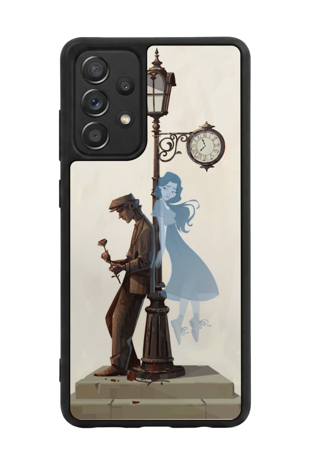 Samsung Galaxy A72 Uyumlu  Kalp Love Tasarımlı Glossy Premium Kılıf