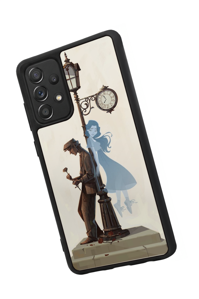 Samsung Galaxy A72 Uyumlu  Kalp Love Tasarımlı Glossy Premium Kılıf