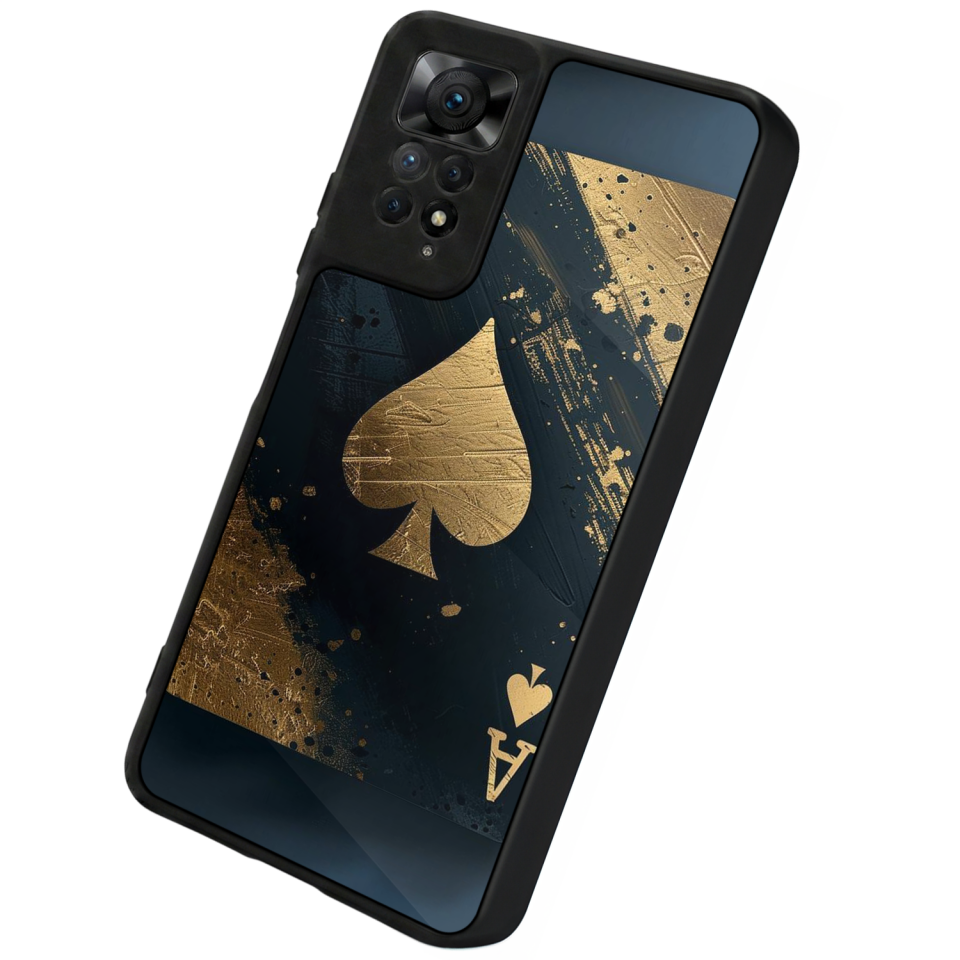 Xiaomi Redmi Note 12 Pro Uyumlu Kart Tasarımlı Glossy Premium Kılıf
