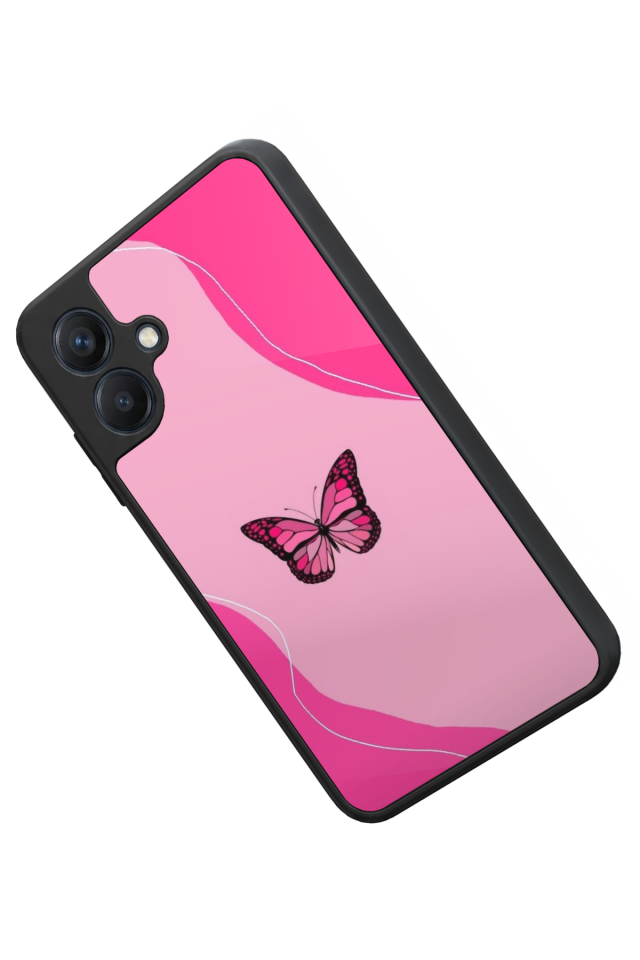 Samsung Galaxy A07 Uyumlu Kelebek Tasarımlı Glossy Premium Kılıf