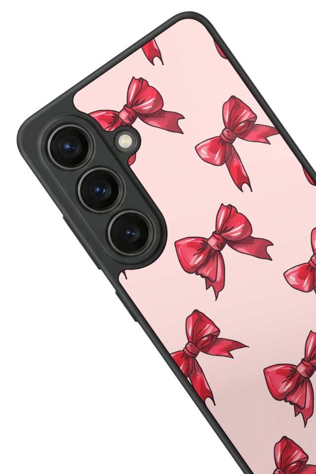 Samsung Galaxy S26 Uyumlu Kurdele Tasarımlı Glossy Premium Kılıf