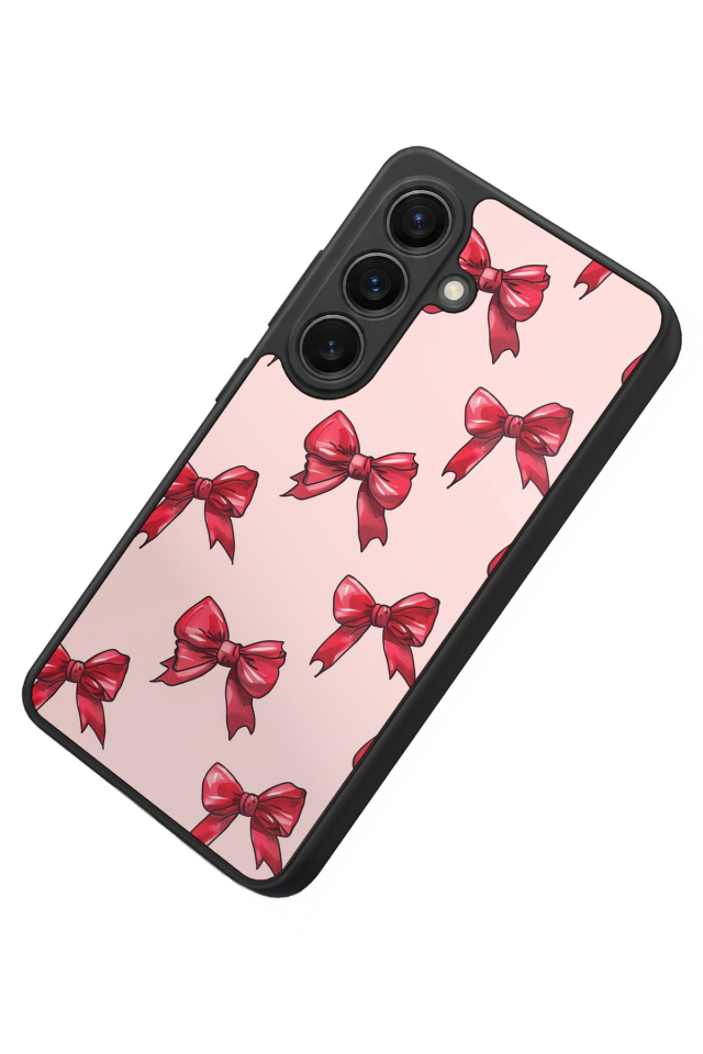 Samsung Galaxy S26 Uyumlu Kurdele Tasarımlı Glossy Premium Kılıf