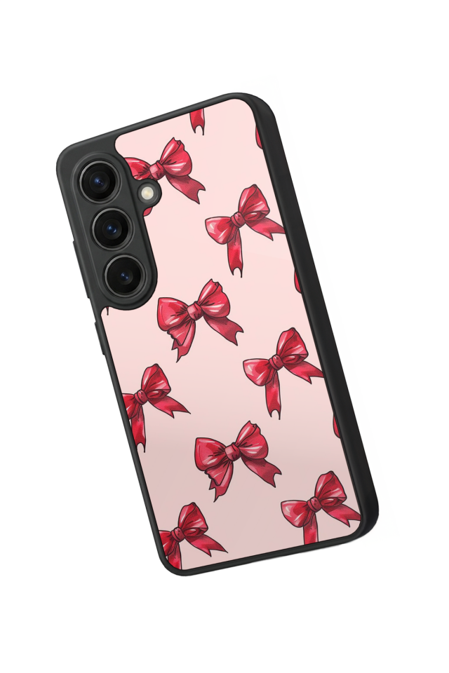 Samsung Galaxy S26 Uyumlu Kurdele Tasarımlı Glossy Premium Kılıf