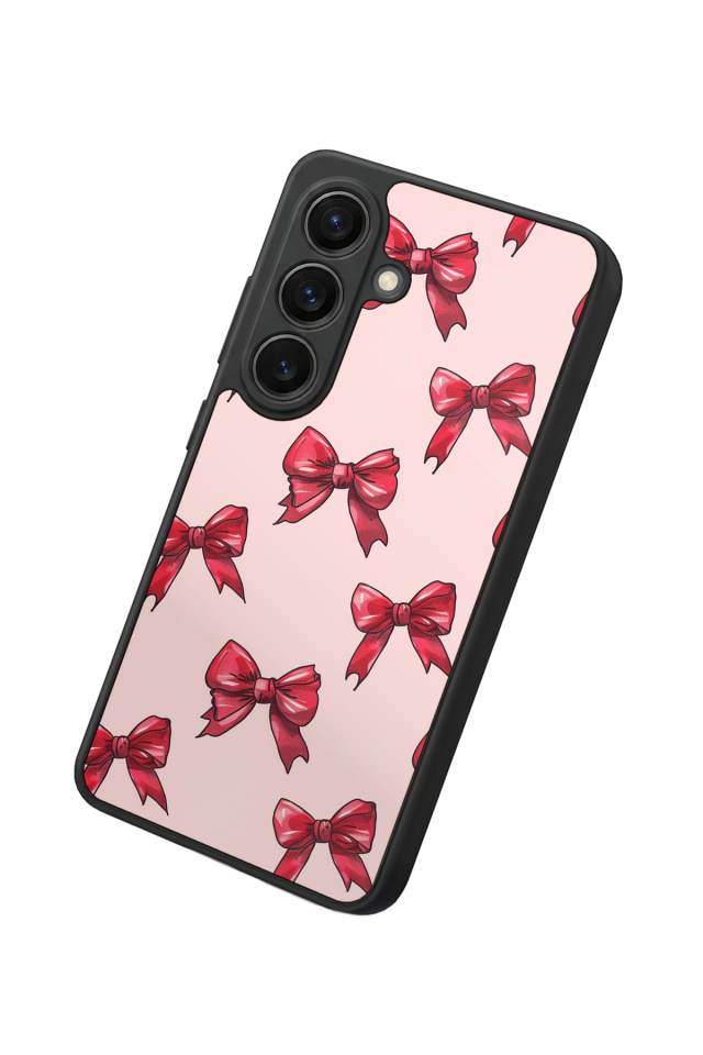 Samsung Galaxy S26 Uyumlu Kurdele Tasarımlı Glossy Premium Kılıf
