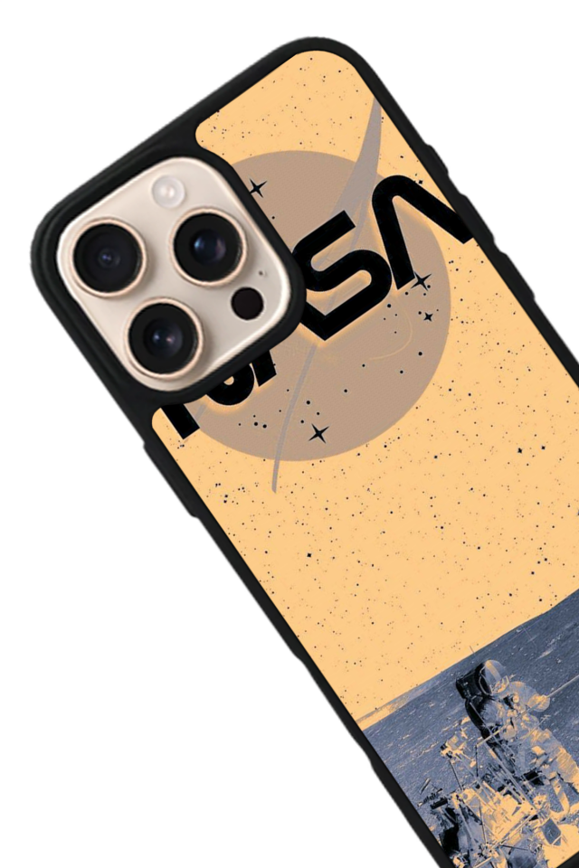 iPhone 15 Pro Max Uyumlu Nasa Tasarımlı Glossy Premium Kılıf