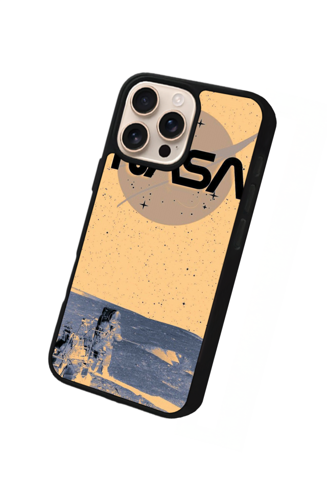 iPhone 15 Pro Max Uyumlu Nasa Tasarımlı Glossy Premium Kılıf