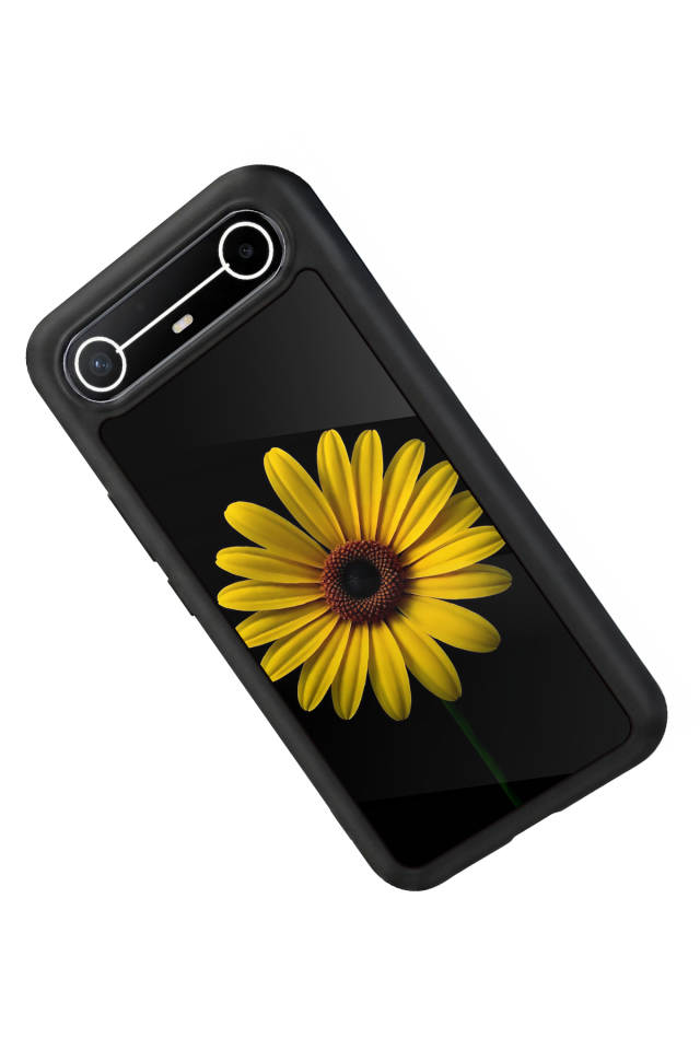 Tecno Spark Slim 5G Uyumlu Papatya Tasarımlı Glossy Premium Kılıf