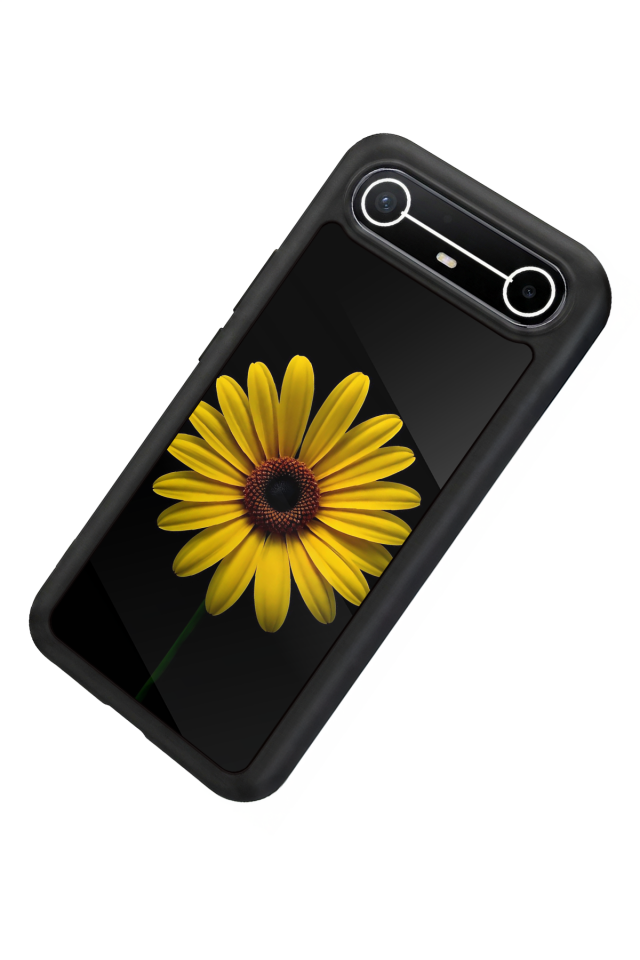 Tecno Spark Slim 5G Uyumlu Papatya Tasarımlı Glossy Premium Kılıf