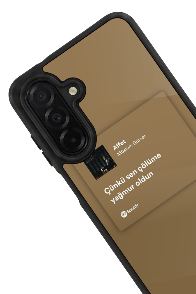 Samsung Galaxy A36 Uyumlu Sarki Sozleri Tasarımlı Glossy Premium Kılıf