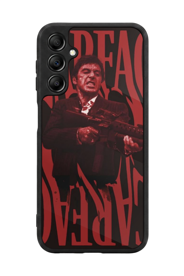 Samsung Galaxy A14 Uyumlu Scarface Tasarımlı Glossy Premium Kılıf